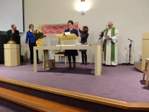 De tafelloper, symbool voor groene oecumene.