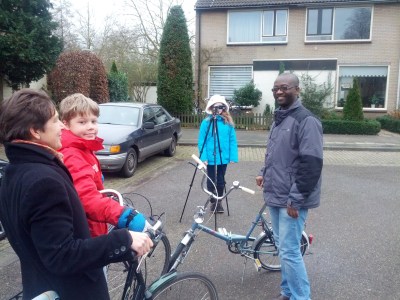 Kodzo interviewt ons als ervaringsdeskundigen zonder auto.