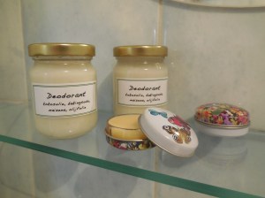 Deodorant en lippenbalsem