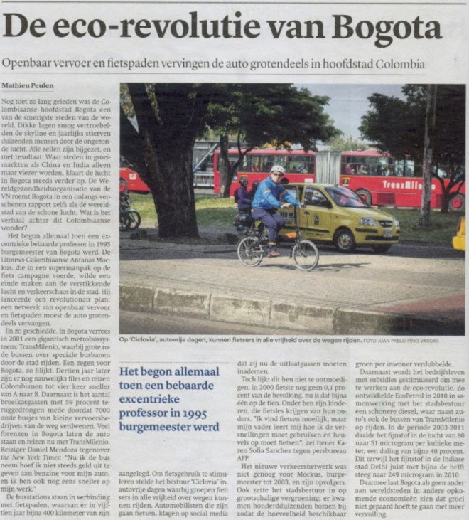 eco revolutie Bogota