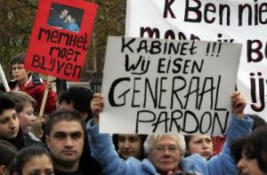 DEN HAAG-DEMONSTRATIE-ASIELBELEID