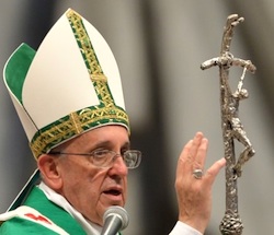 paus Franciscus groen