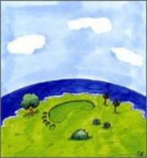 grondhouding voetafdruk